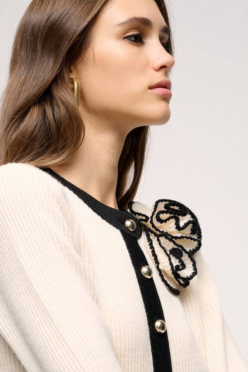 Luisa Spagnoli Massima - Cardigan Con Applicazione