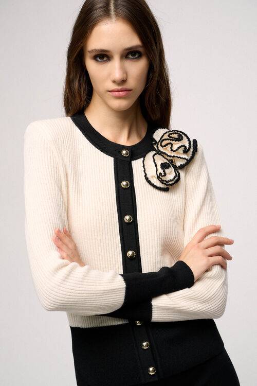 Luisa Spagnoli Massima - Cardigan con applicazione