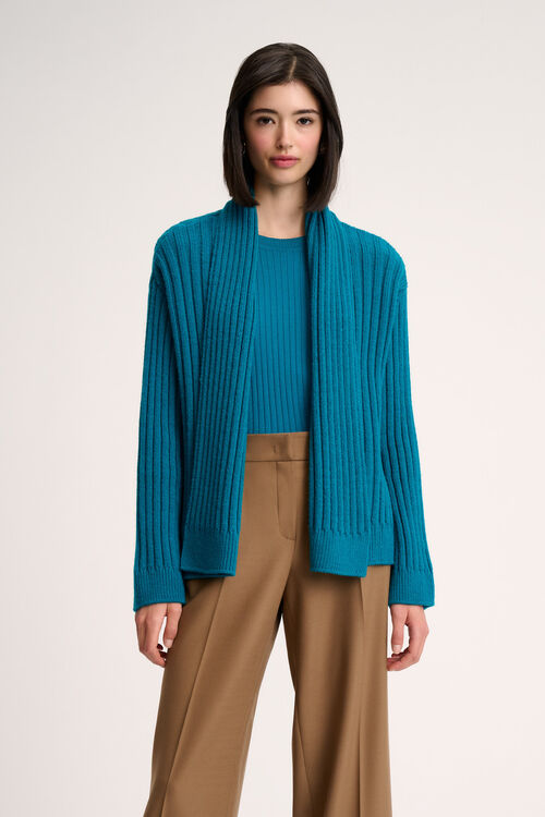 Luisa Spagnoli Meccanica - Cardigan a coste