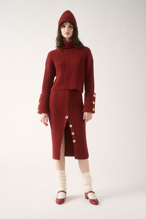 Luisa Spagnoli Medi - Gonna Con Bottoni - Fashion Show