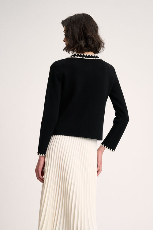 Luisa Spagnoli Megaduca - Giacchino Bon Ton In Lana