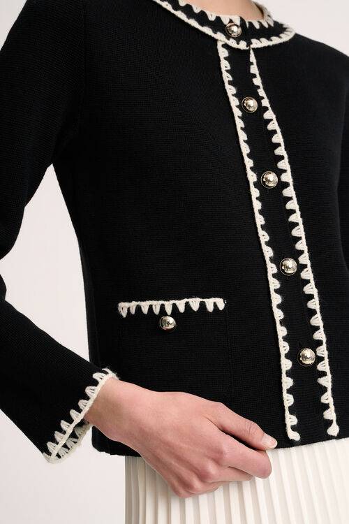 Luisa Spagnoli Megaduca - Giacchino Bon Ton In Lana