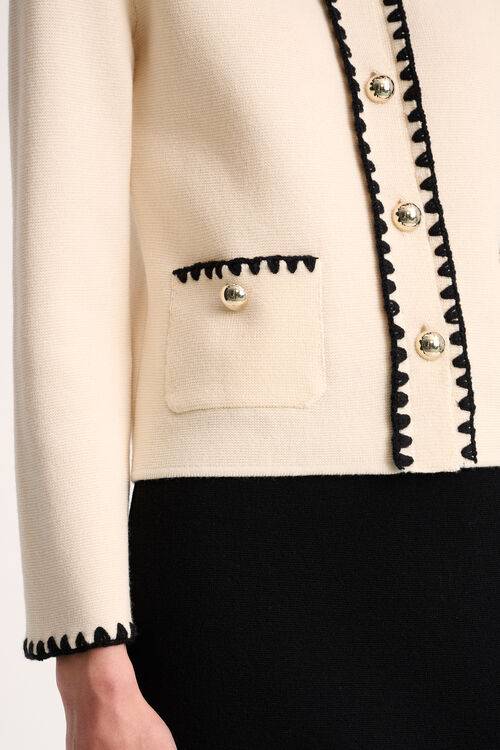 Luisa Spagnoli Megaduca - Giacchino Bon Ton In Lana