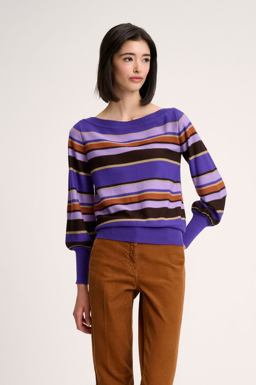 Luisa Spagnoli Melo - Pullover A Righe