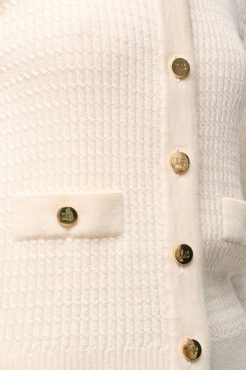 Luisa Spagnoli Mereto - Cardigan A Micro Trecce