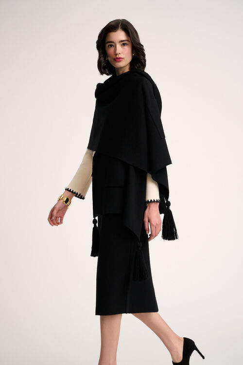 Luisa Spagnoli Meridi - Mantella Con Frange