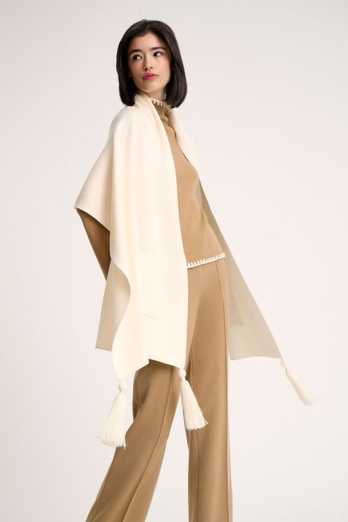 Luisa Spagnoli Meridi - Mantella con frange