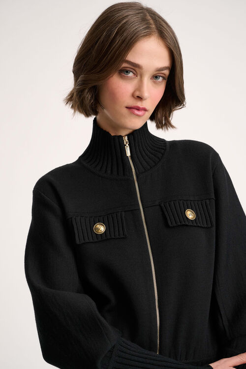 Luisa Spagnoli Merlo - Giacca Bomber In Maglia