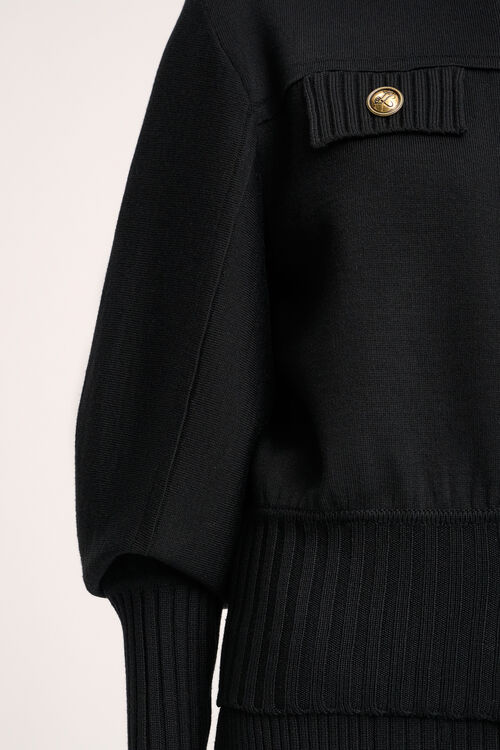 Luisa Spagnoli Merlo - Giacca Bomber In Maglia