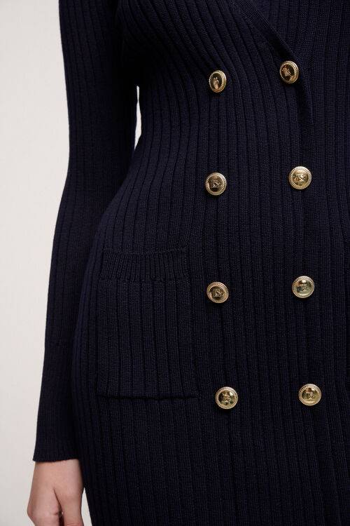 Luisa Spagnoli Mese - Abito In Maglia Con Bottoni