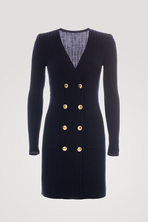 Luisa Spagnoli Mese - Abito In Maglia Con Bottoni