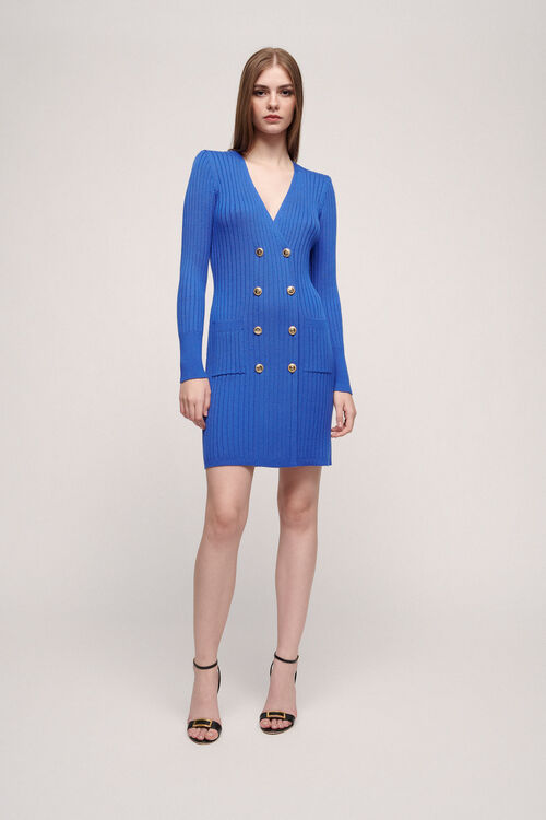 Luisa Spagnoli Mese - Abito In Maglia Con Bottoni