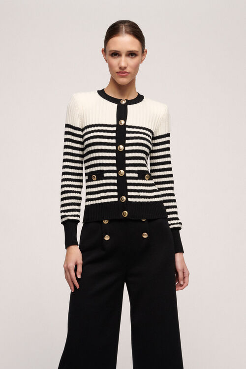 Luisa Spagnoli Mesto - Cardigan A Righe
