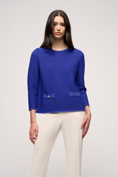 Luisa Spagnoli Miliaria - Pullover Con Bottoni