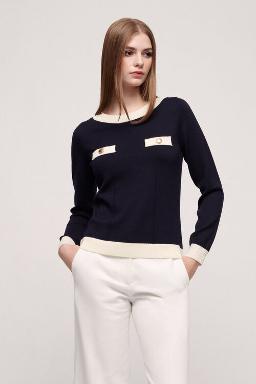 Luisa Spagnoli Miniatura - Maglia bon ton