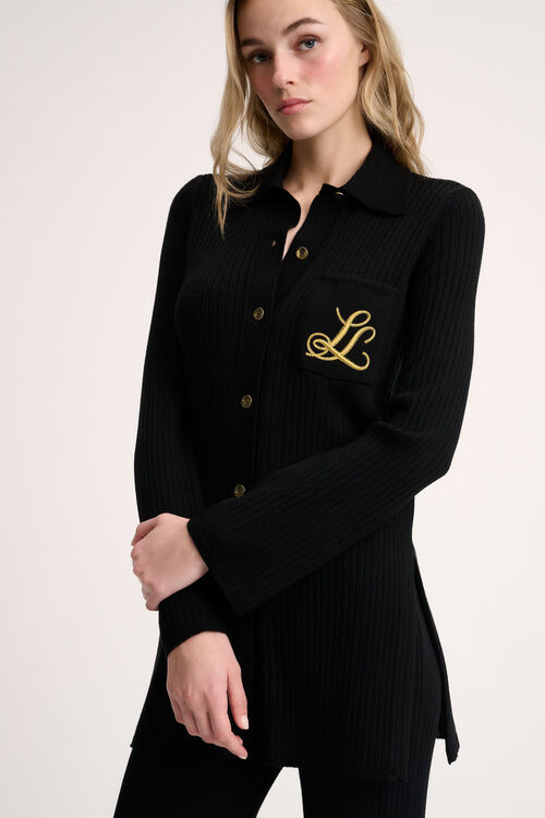 Luisa Spagnoli Molla - Cardigan lungo ricamato