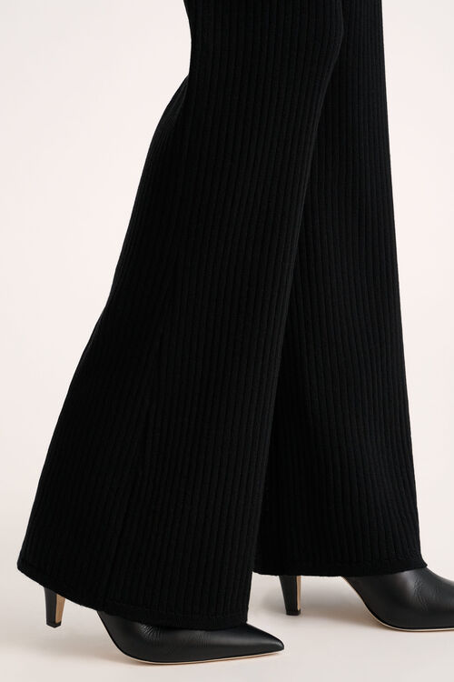 Luisa Spagnoli Molletta - Pantaloni Flared In Maglia