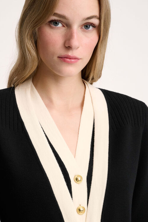 Luisa Spagnoli Mongioia - Cardigan Lungo Bon Ton