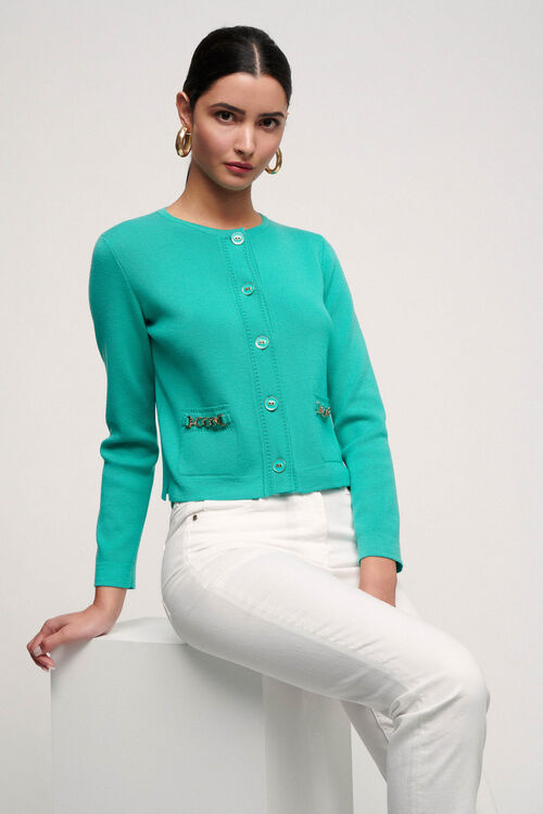 Luisa Spagnoli Morfologia - Cardigan bon ton