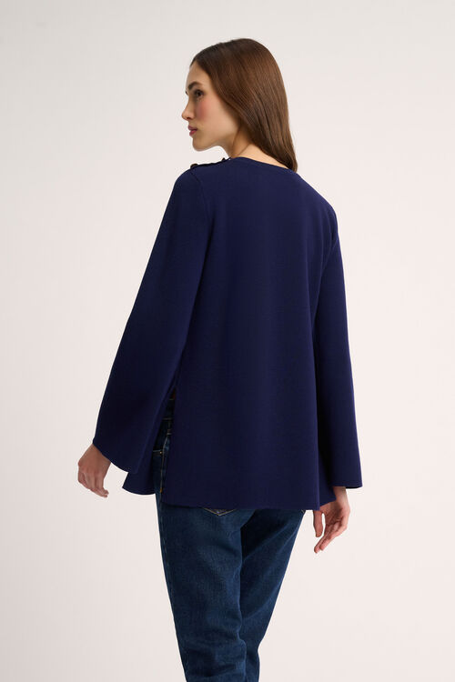 Luisa Spagnoli Mose - Tunica Con Spacchi