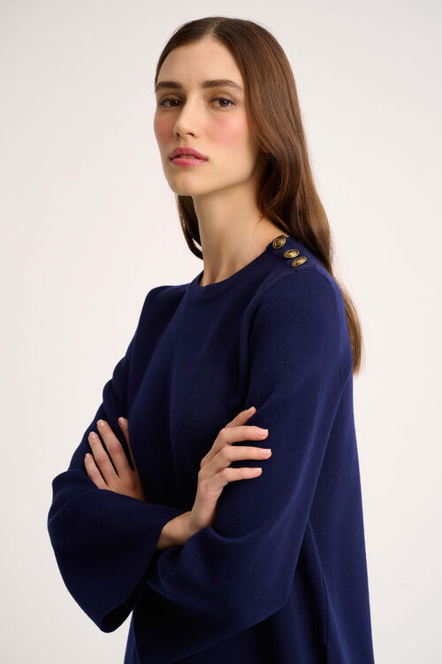 Luisa Spagnoli Mose - Tunica Con Spacchi