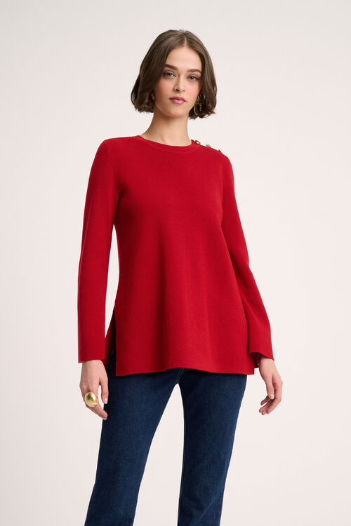 Luisa Spagnoli Mose - Tunica Con Spacchi