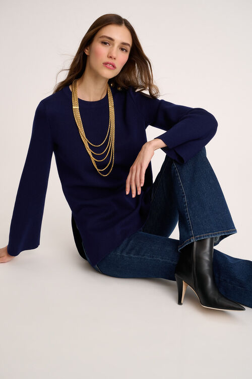 Luisa Spagnoli Mose - Tunica con spacchi