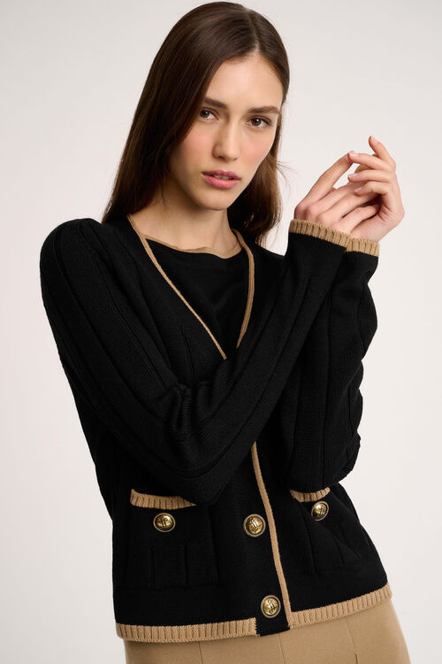 Luisa Spagnoli Mozione - Cardigan bon ton