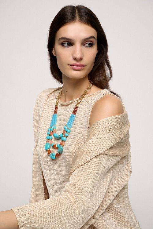 Luisa Spagnoli Nepeta - Collana multicolor