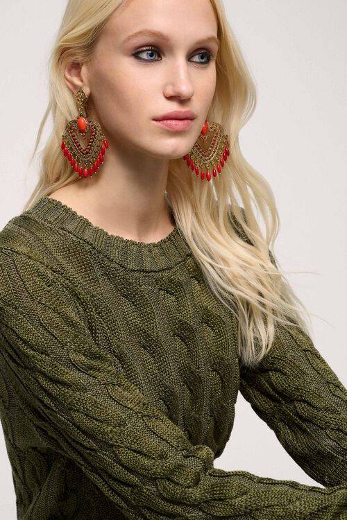 Luisa Spagnoli Nevino - Orecchini Con Pietre Dure