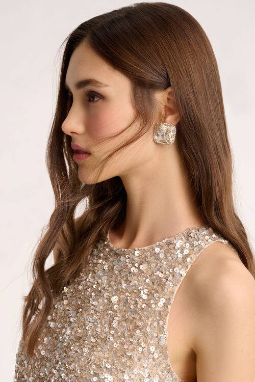 Luisa Spagnoli Nicarco - Orecchini Con Strass