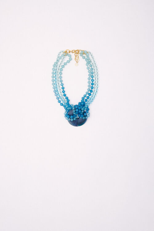 Luisa Spagnoli Novella - Collana in metallo e pietre