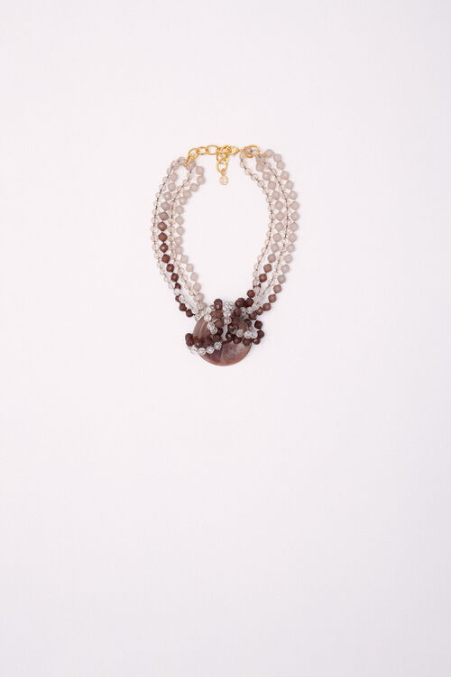 Luisa Spagnoli Novella - Collana in metallo e pietre
