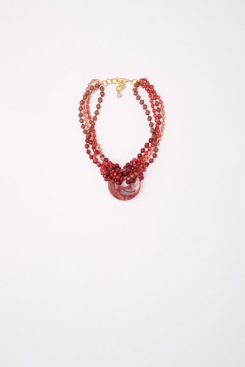 Luisa Spagnoli Novella - Collana in metallo e pietre