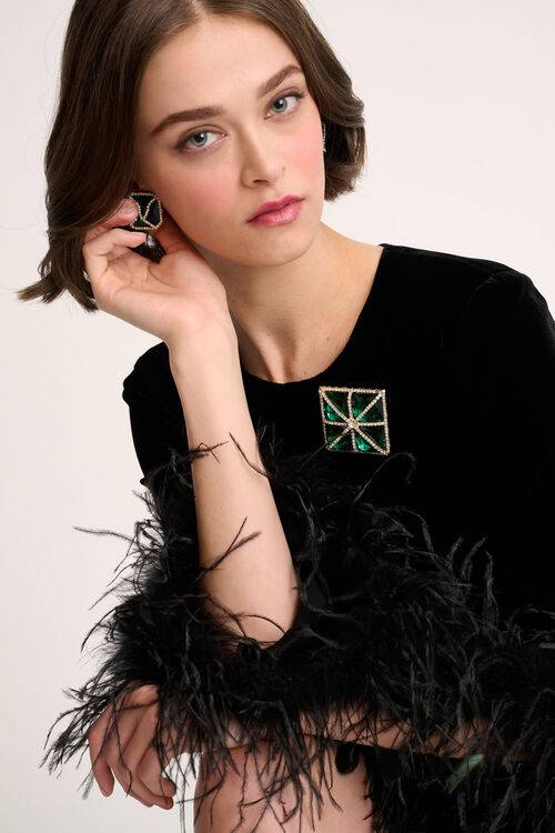 Luisa Spagnoli Nubecola - Spilla gioiello