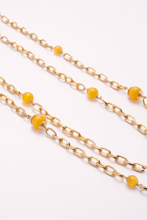 Luisa Spagnoli Nurachi - Collana Con Catene E Pietre