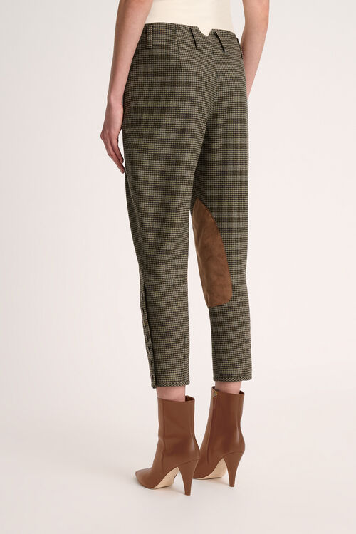 Luisa Spagnoli Olano - Pantaloni Pied-de-poule