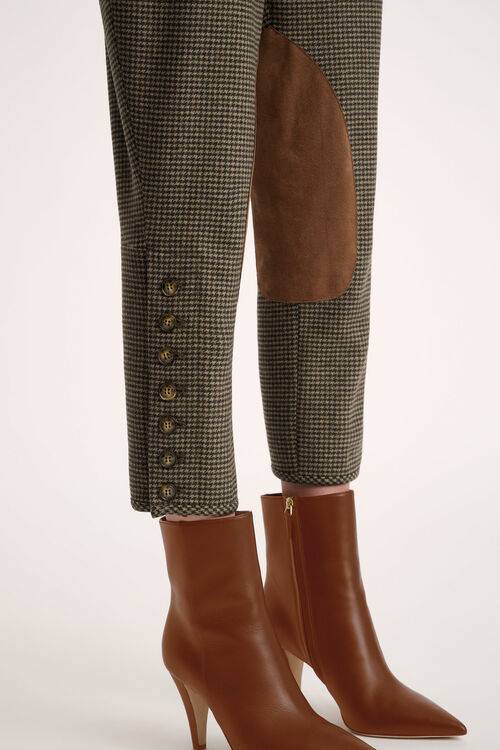 Luisa Spagnoli Olano - Pantaloni Pied-de-poule