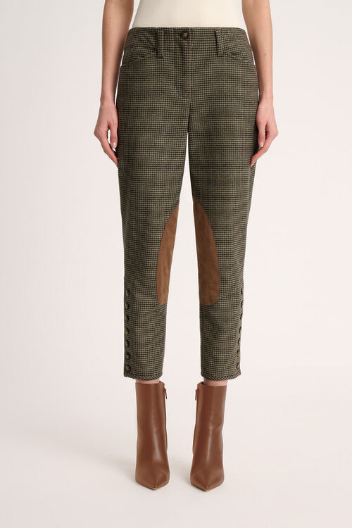 Luisa Spagnoli Olano - Pantaloni pied-de-poule