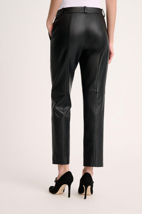 Luisa Spagnoli Omonimo - Pantaloni Cropped In Pelle