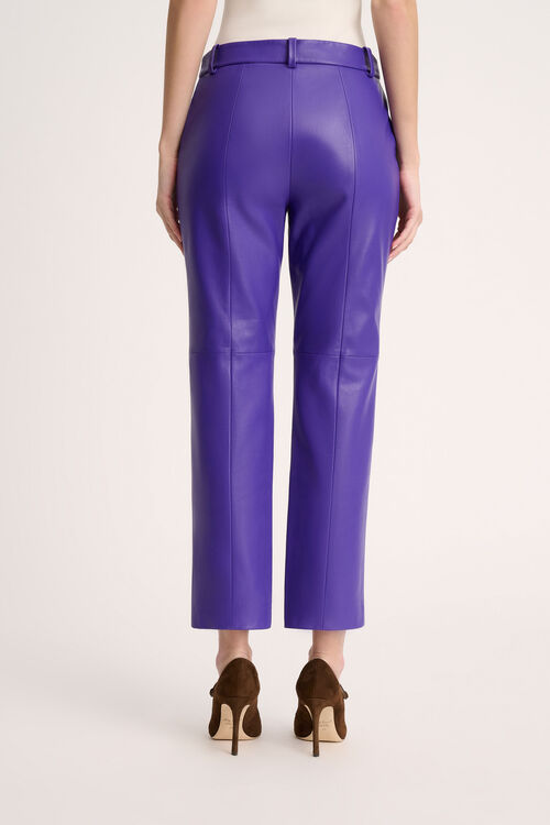 Luisa Spagnoli Omonimo - Pantaloni Cropped In Pelle