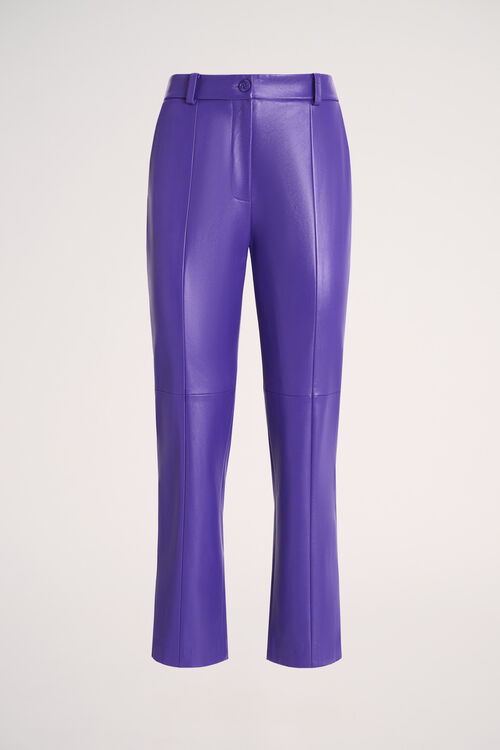 Luisa Spagnoli Omonimo - Pantaloni Cropped In Pelle