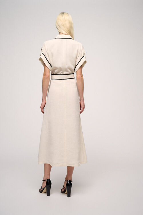 Luisa Spagnoli Parente - Abito Chemisier Ricamato