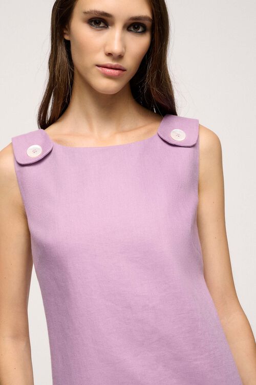 Luisa Spagnoli Piega - Tubino In Lino