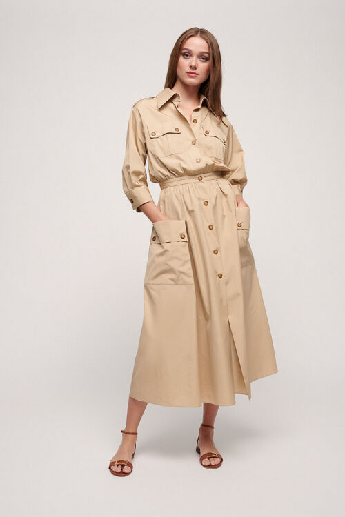 Luisa Spagnoli Piuma - Abito chemisier