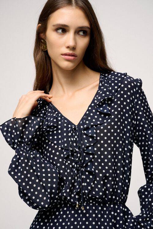 Luisa Spagnoli Planaria - Abito Con Ruches