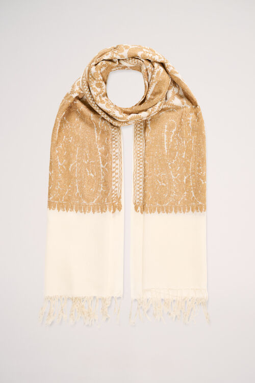Luisa Spagnoli Radicchio - Stola Disegno Jacquard
