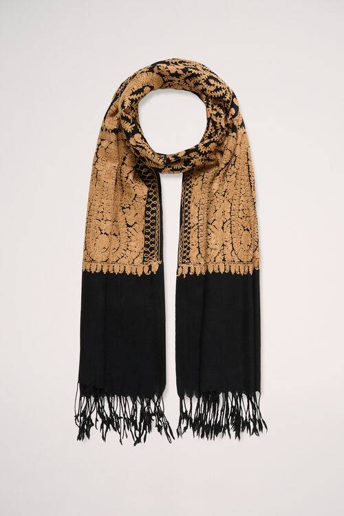 Luisa Spagnoli Radicchio - Stola Disegno Jacquard