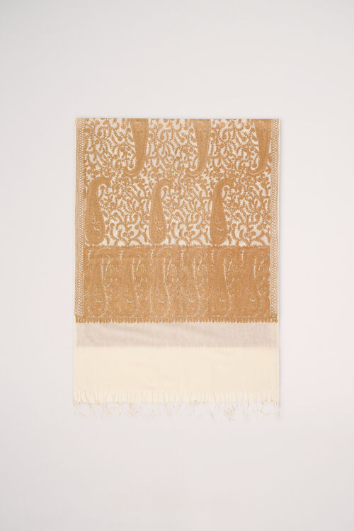 Luisa Spagnoli Radicchio - Stola disegno jacquard