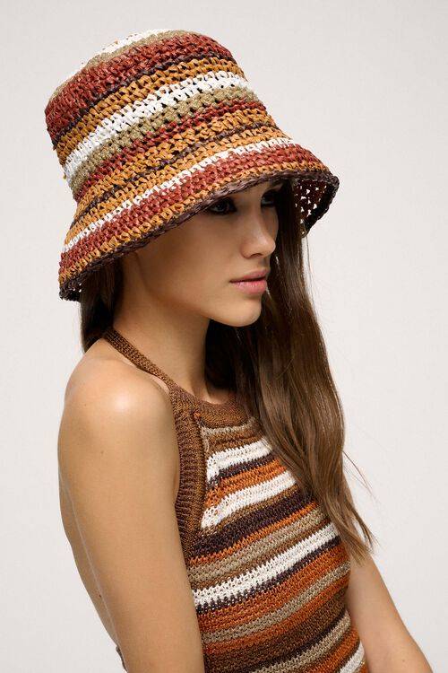Luisa Spagnoli Ramo - Cappello bucket a righe